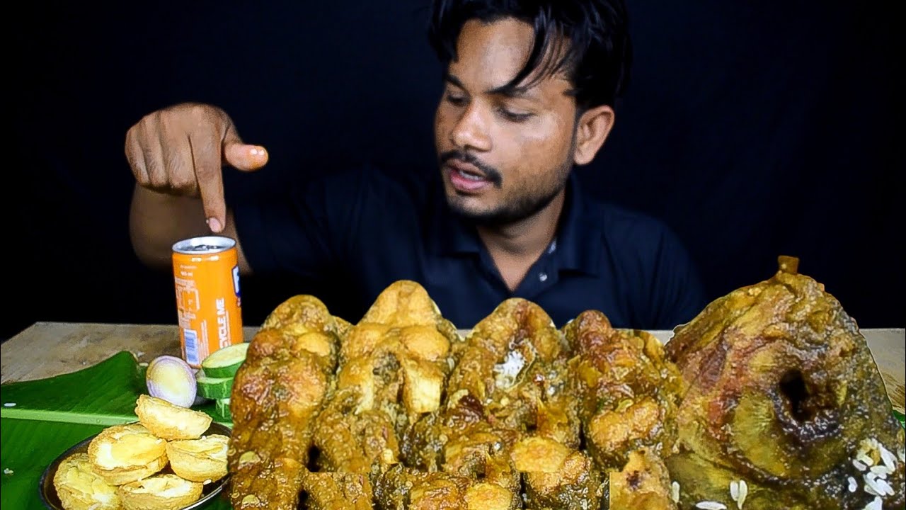 Fish curry half cutting eggs salad with rice eating video indian mukbung video 