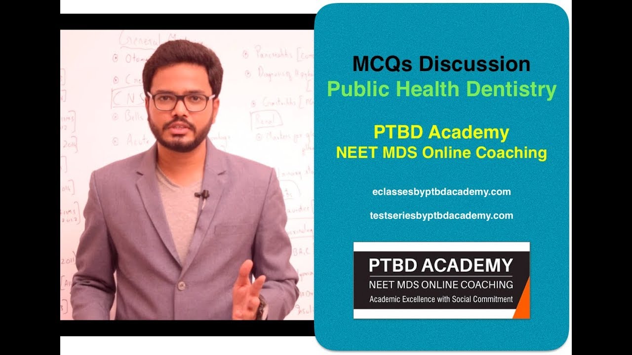 MCQs Discussion - Public Health Dentistry