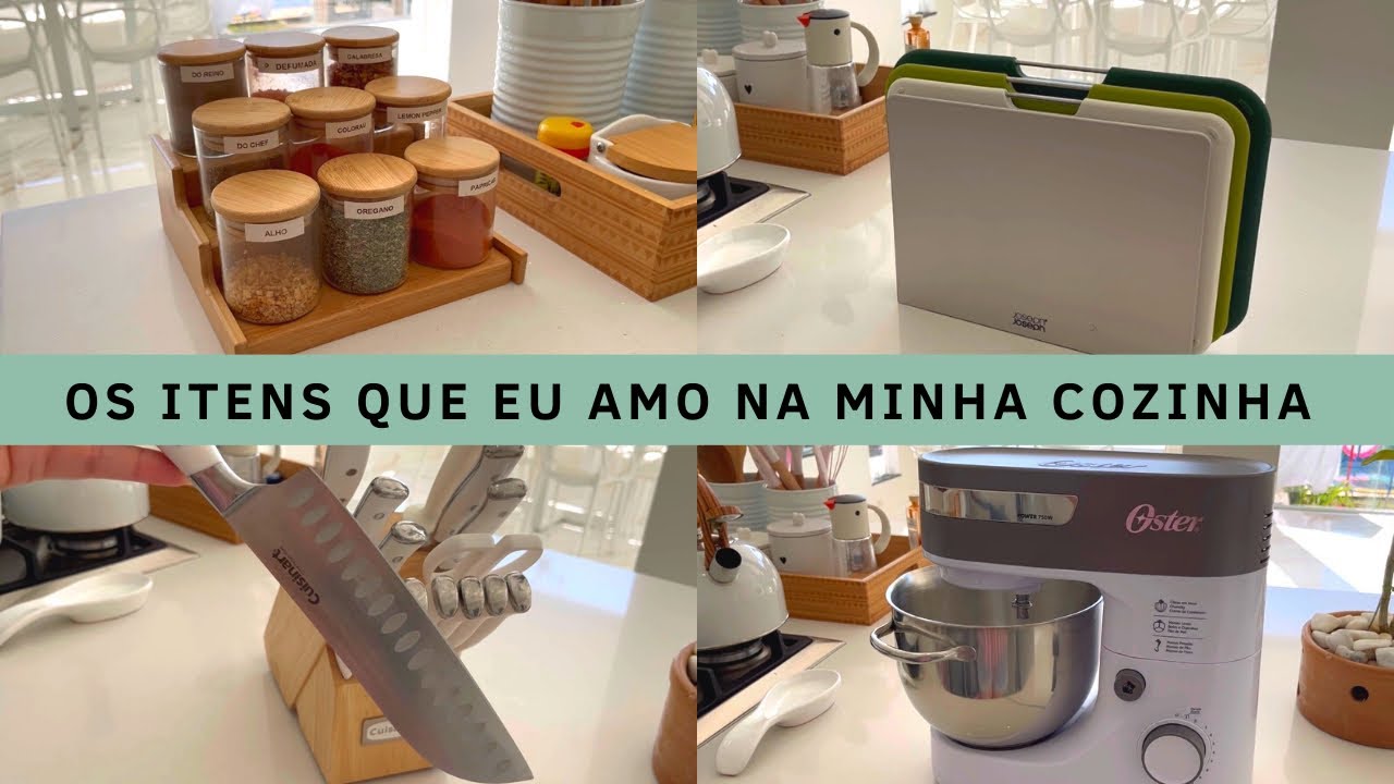 ITENS QUE EU AMO NA MINHA COZINHA ❤️
