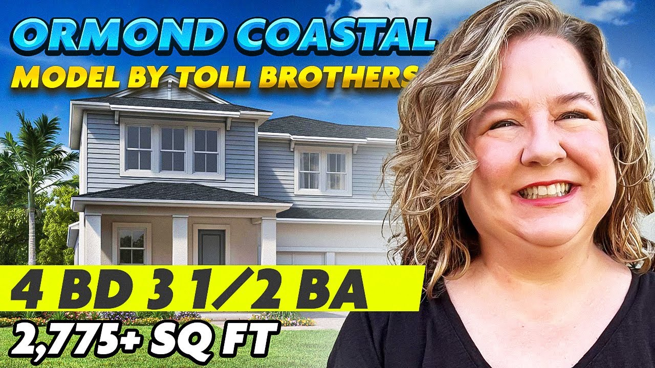 Discover The Ormond Coastal Model Home by Toll Brothers 🏠Near Disney World (Exclusive Home Tour!)