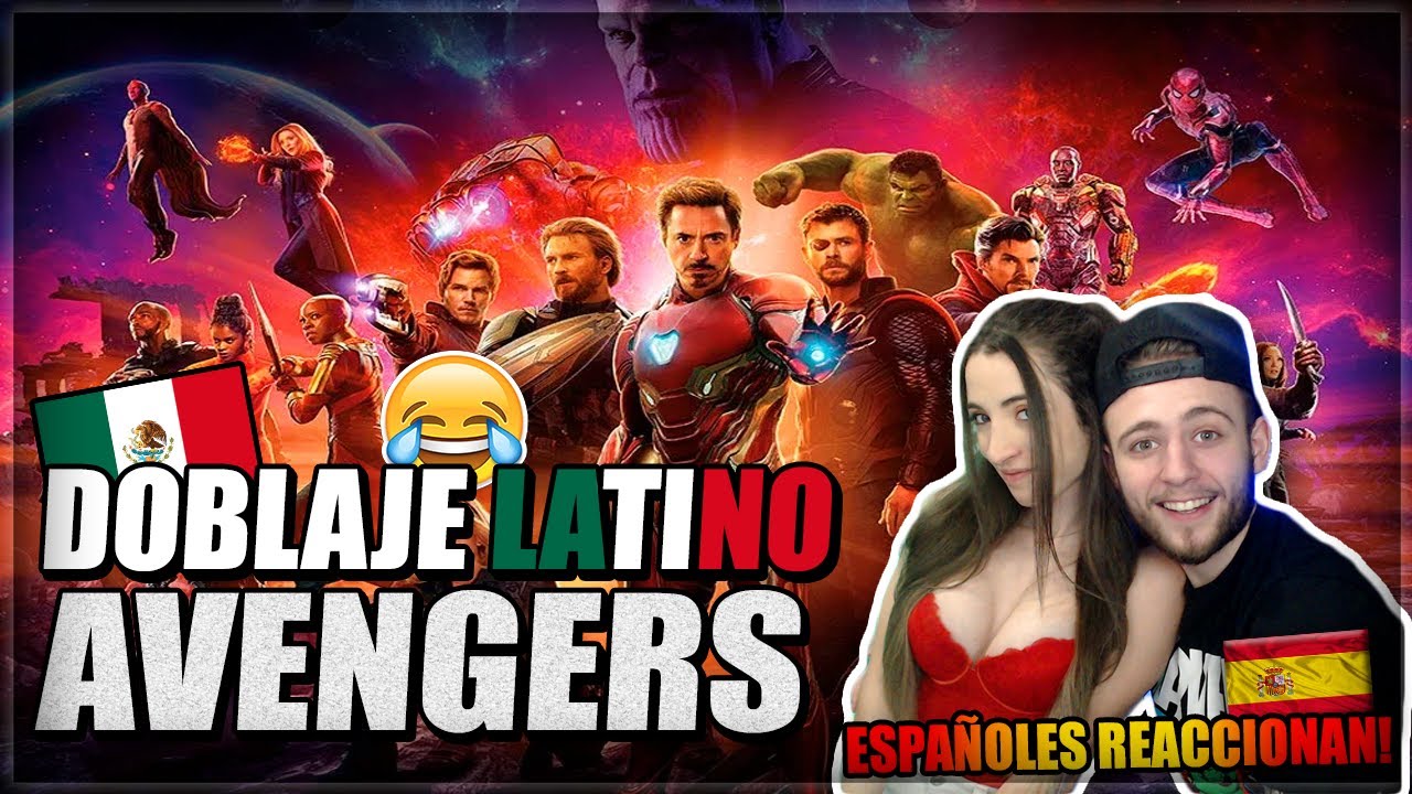 🇪🇸MI NOVIA ESPAÑOLA REACCIONA al DOBLAJE LATINO🇲🇽 por PRIMERA VEZ! | AVENGERS MOMENTOS GRACIOSOS!😂