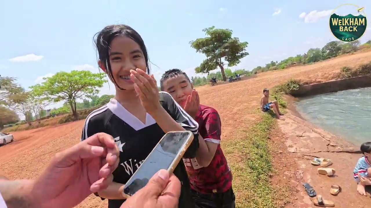 Crystal Clear Water in Laos | Day with Village Kids
