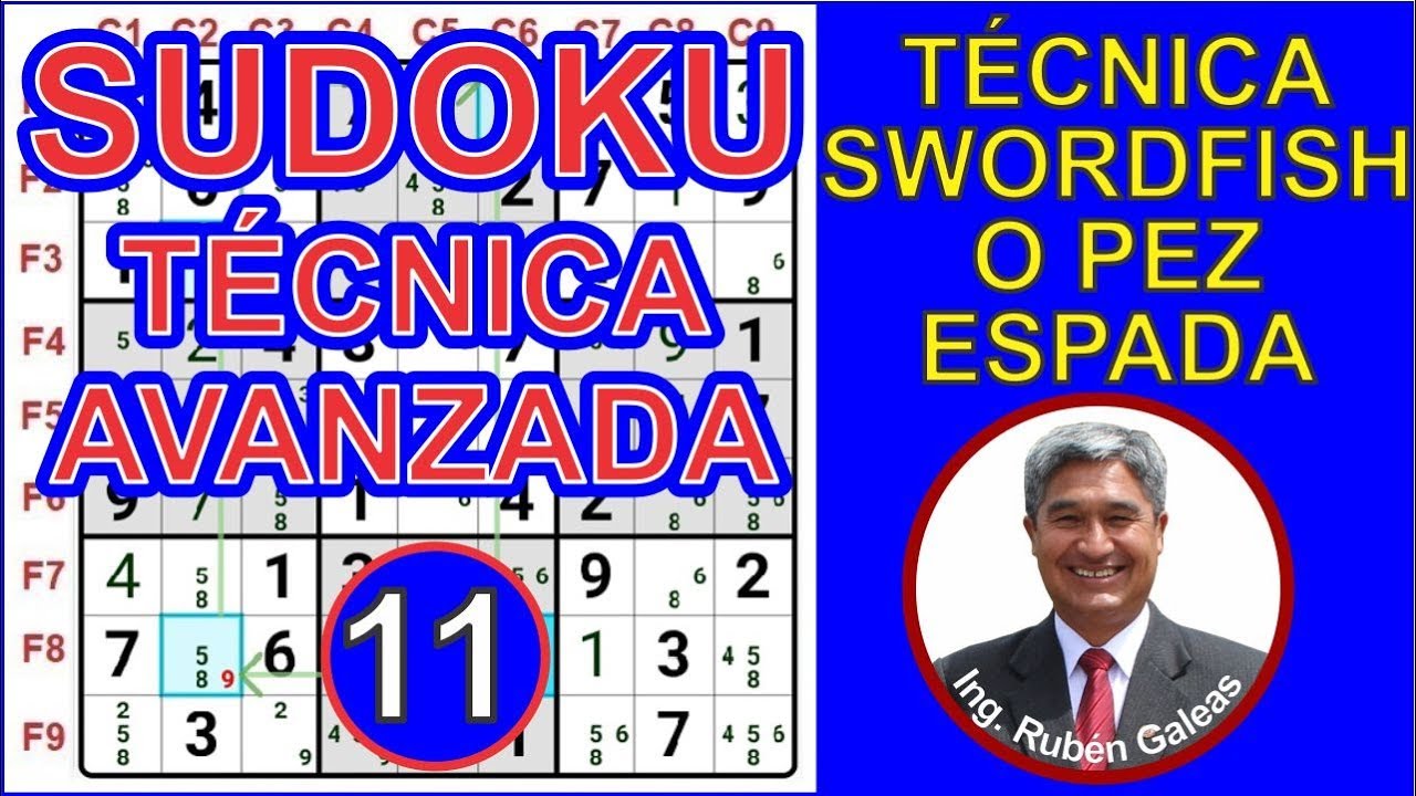 SUDOKU - Técnica avanzada: SWORDFISH o PEZ ESPADA