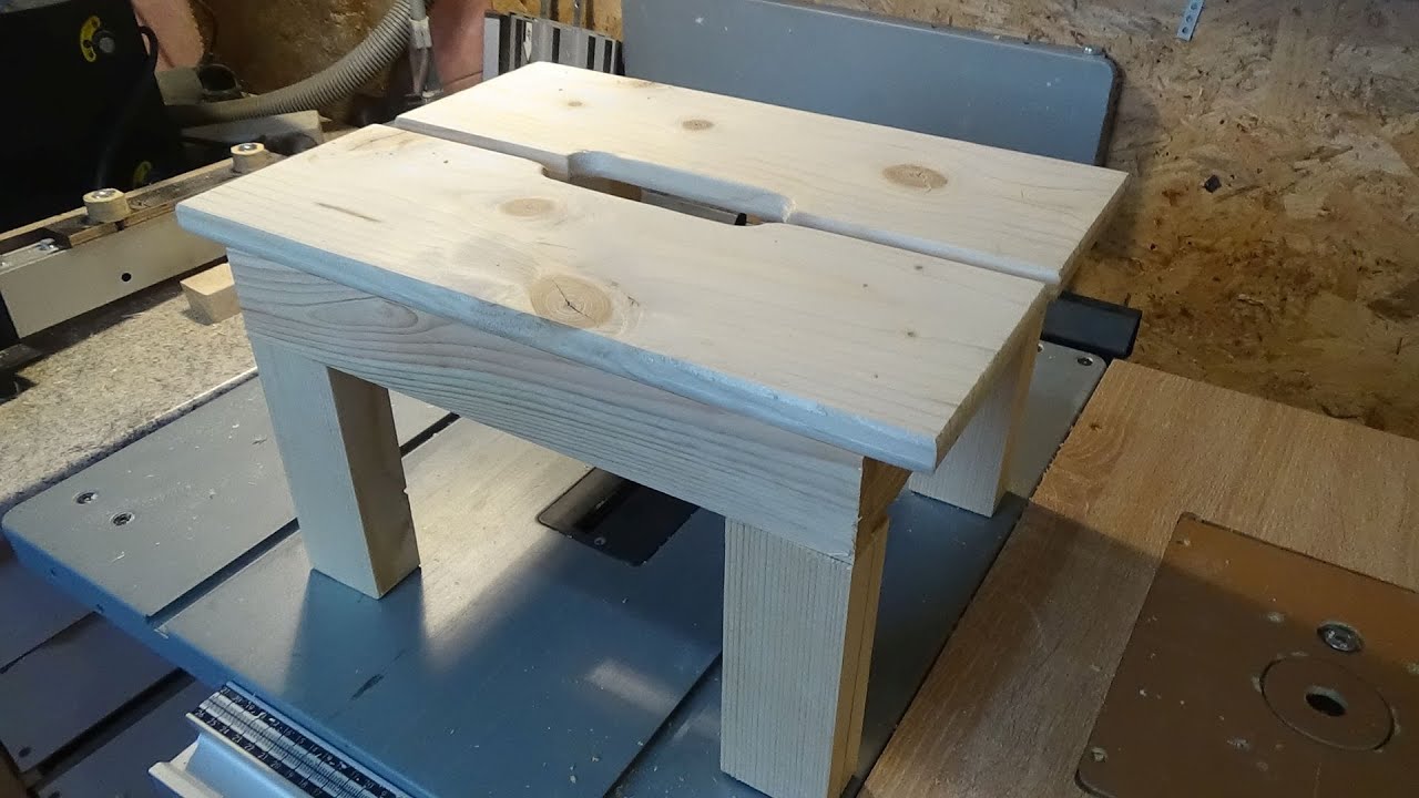 Stabile Fußbank ( Schemel ) selber bauen.