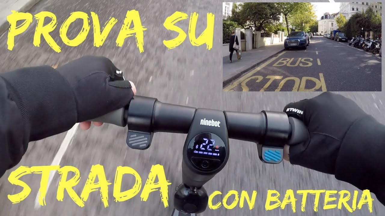 Prova su strada NINEBOT ES1 🛴 con BATTERIA AGGIUNTIVA 🔋