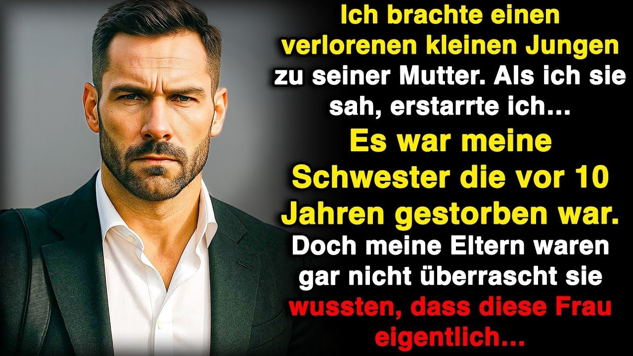 Ich brachte einen verlorenen Jungen, sah seine Mutter und erstarrte – es war meine tote Schwester