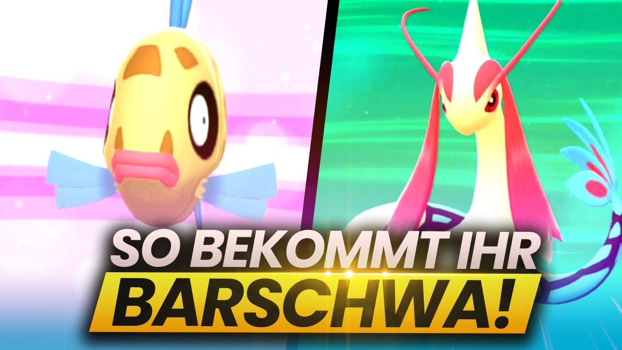 So bekommt ihr BARSCHWA und MILOTIC in Pokemon Strahlender Diamant und Leuchtende Perle!