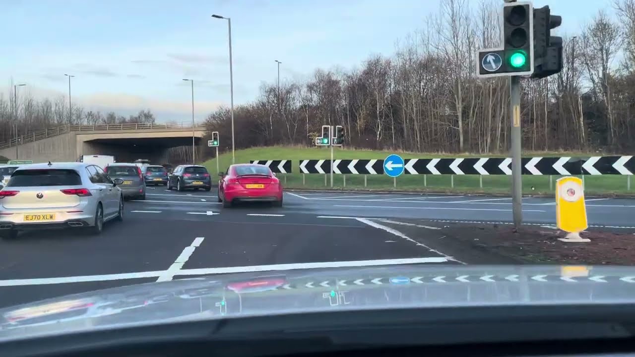 Glasgow to Edinburgh #travel #automobile #dashcam