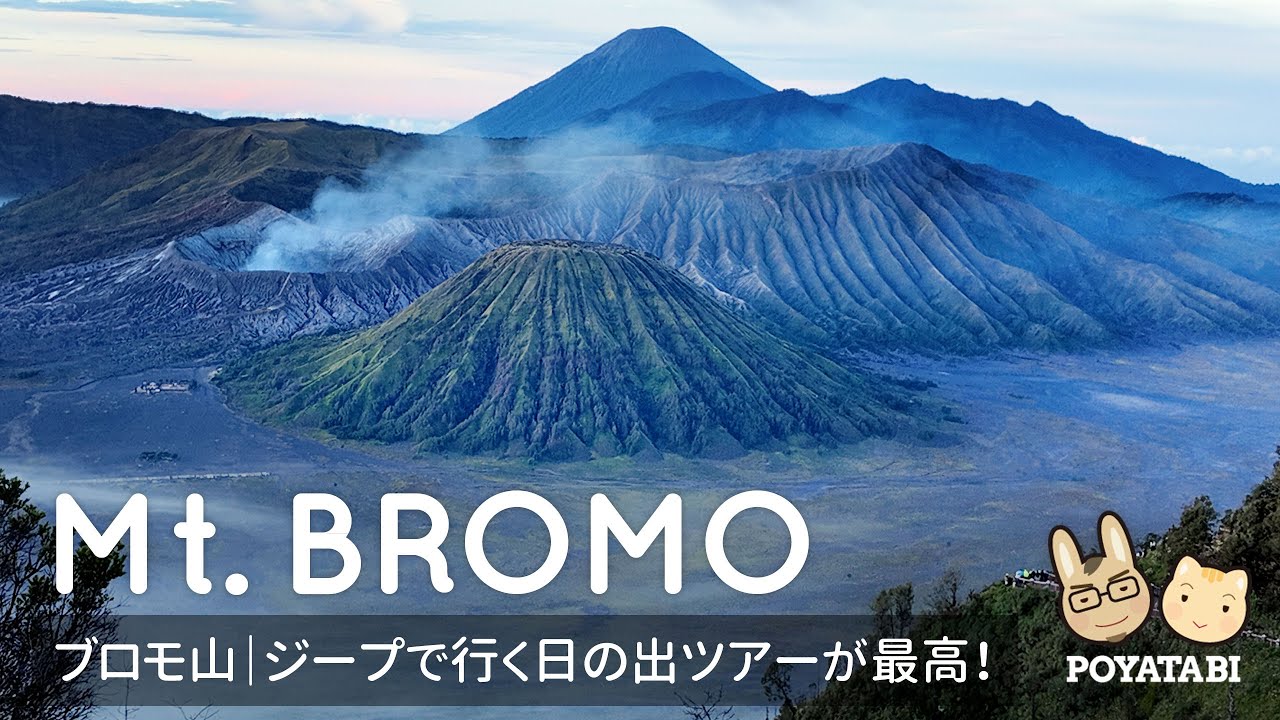 【インドネシア 🇮🇩 バリ島もいいけどジャワ島もいいよ！】ブロモ山 🏔 雲海と朝日が織りなす絶景に感動！｜KAI高速鉄道｜活火山＆サンライズ＆ピクニック朝食！ #インドネシア旅行 #vlog