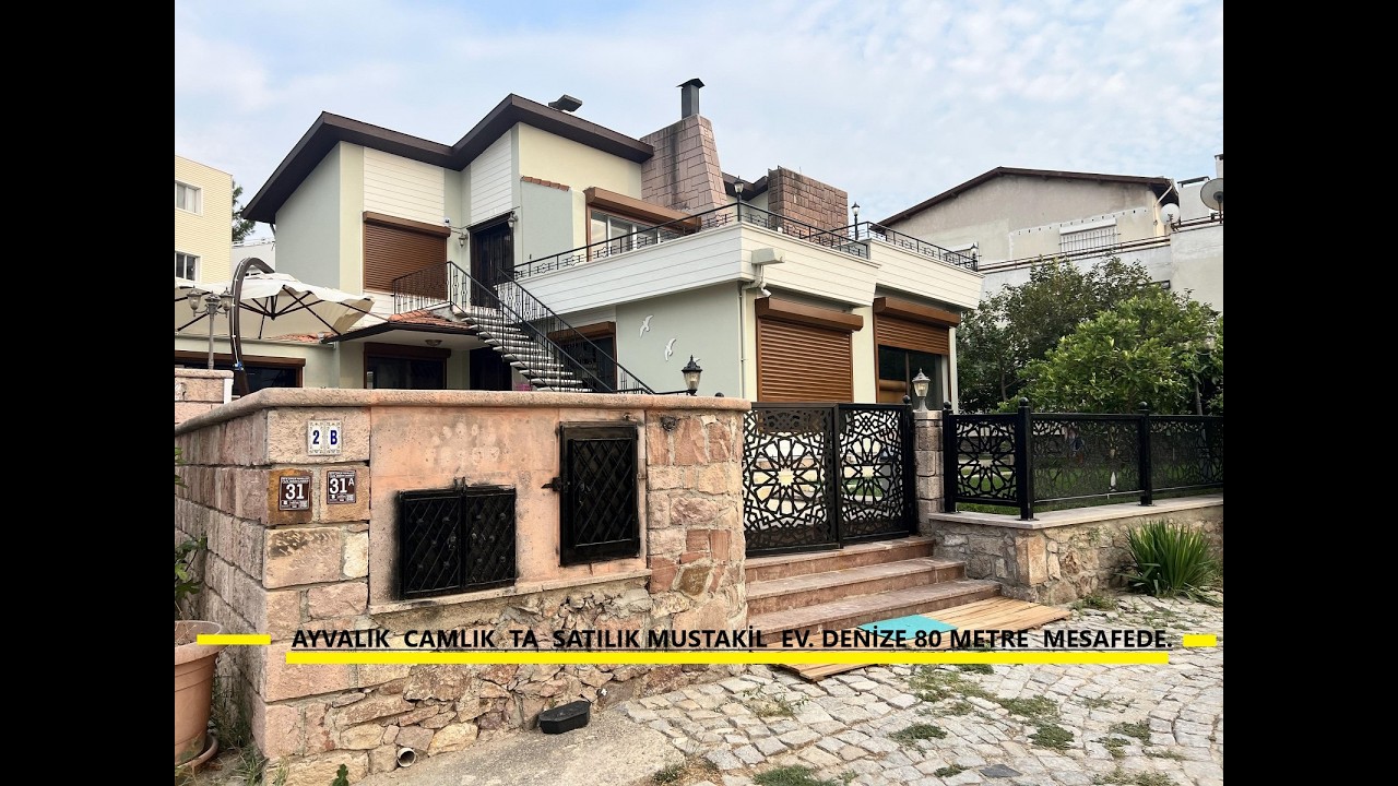 BALIKESİR AYVALIK CAMLIK TA SATILIK MUSTAKİL EV.KOD:2696.HUSEYİN CALISKAN:+90-533-522-0028.