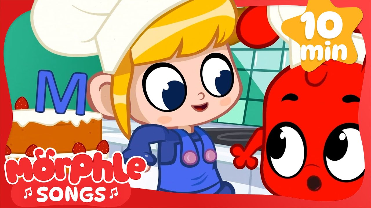 Bake and Sing🎶🎂 | Morphle's Sing Along | Nursery Rhymes and Kids Songs