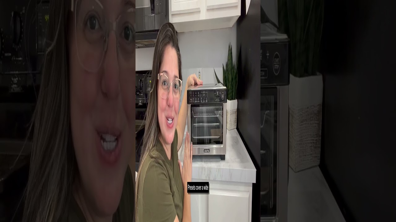 Gourmia Digital Air Fryer Toaster Oven with Convection and 12 Presets Fits 9 Inch Pizza