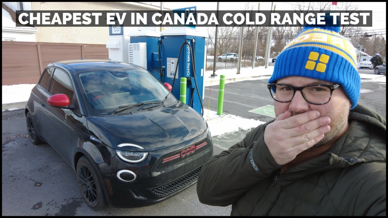 Тест Fiat 500E 2024 года в зимних условиях | Впечатляющие результаты!