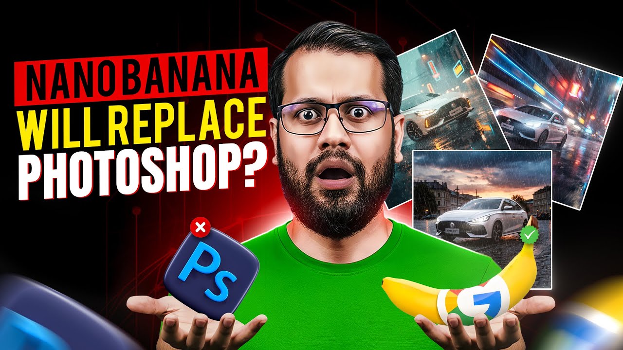 Искусственный интеллект Nano Banana уничтожит Photoshop — Дизайнеры, смотрите это СЕЙЧАС!