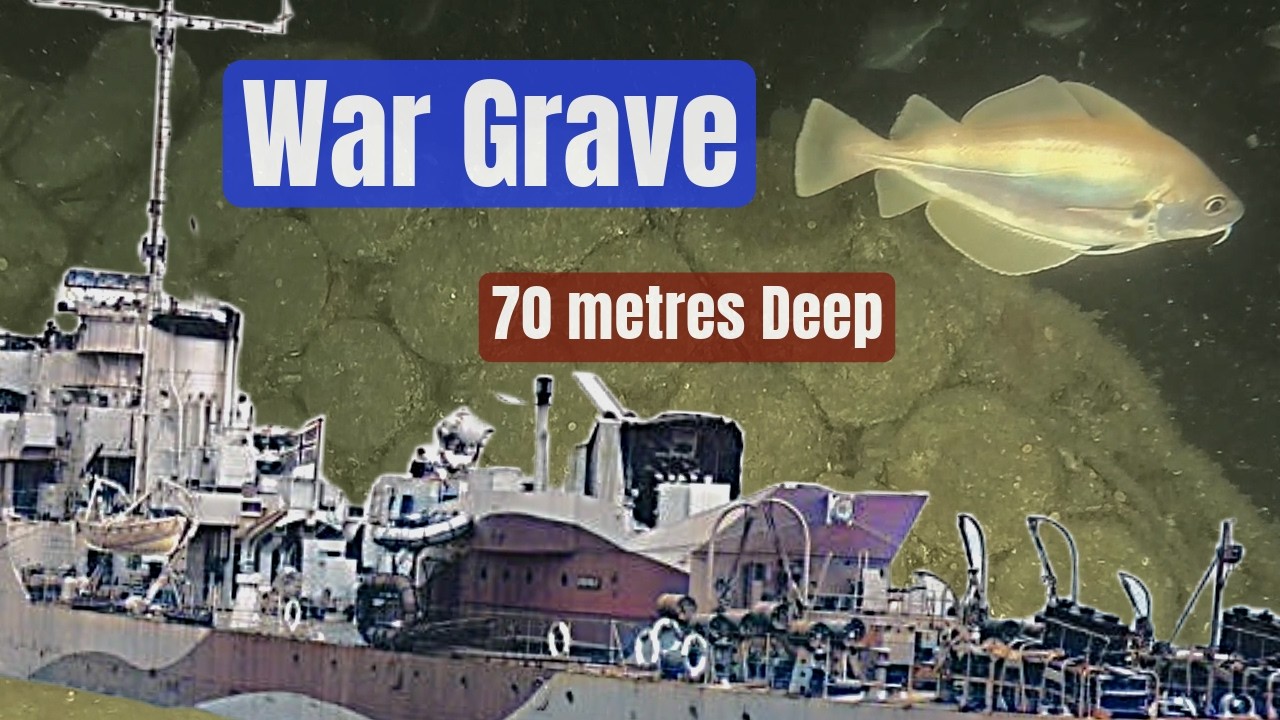 Torpedoed in 1943 - WW2 Destroyer HMNorS Eskdale