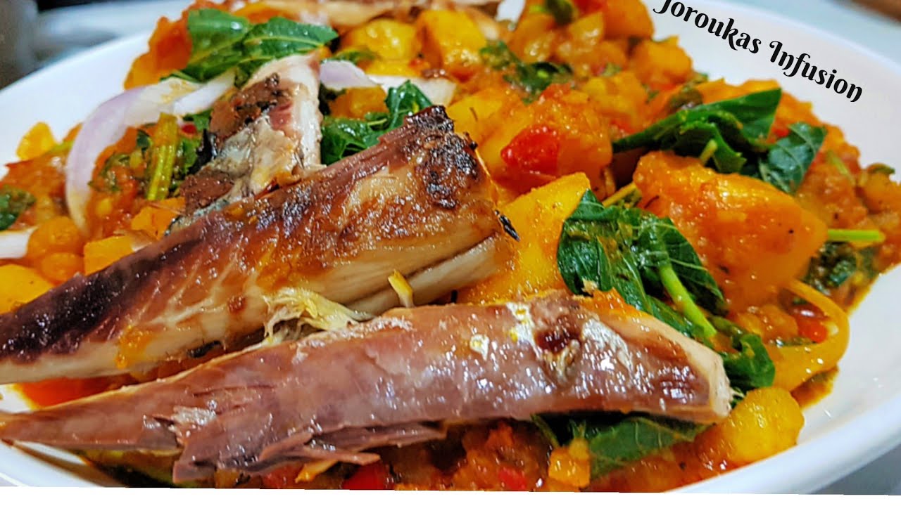 Potato porridge, Nigerian style.