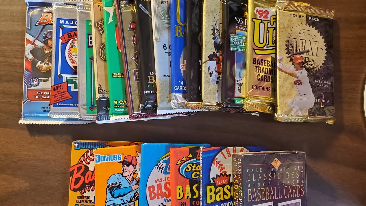 ASMR Random Baseball Pack Opening No Talking