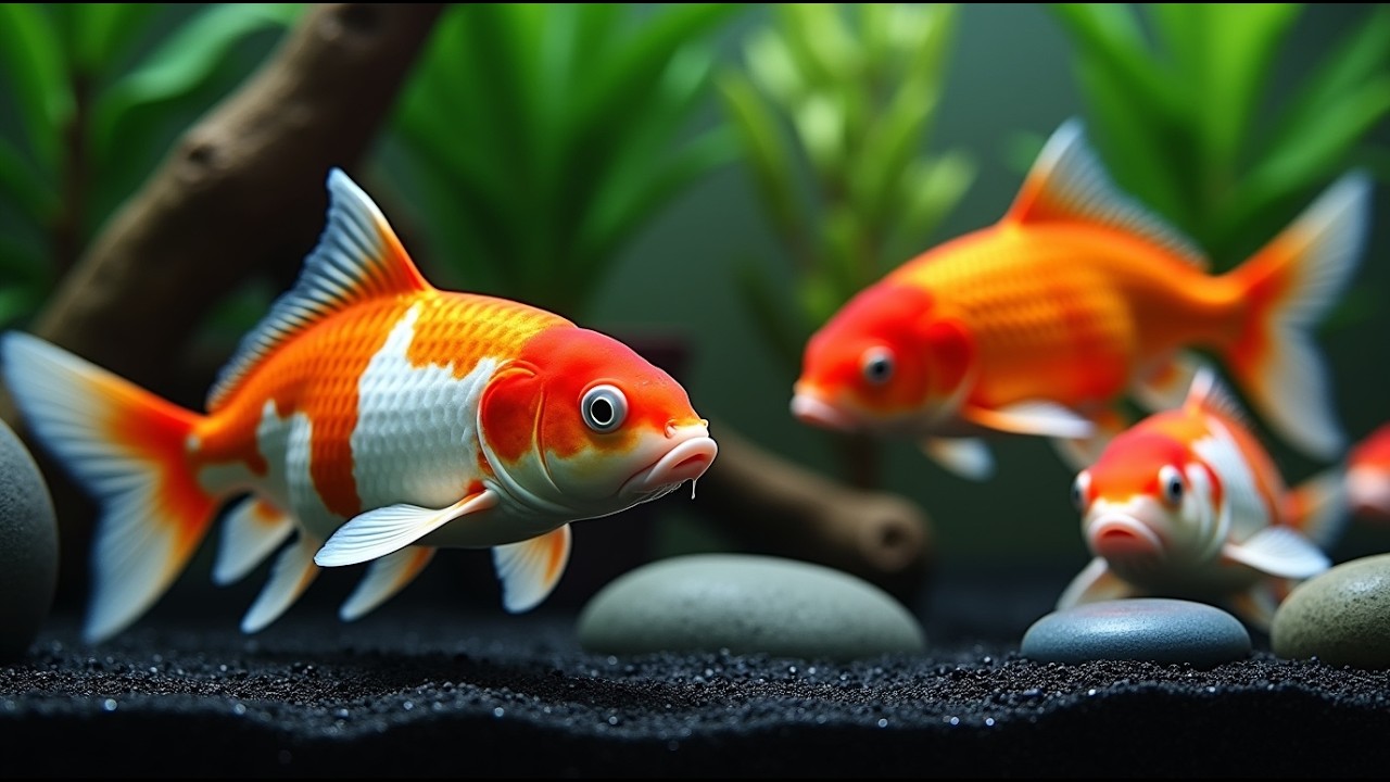 Aquarium Ambience & Fish Tank Sounds | Peaceful Background for Sleep & Calm