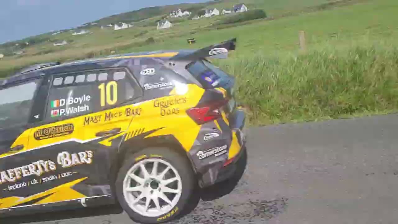 Donegal rally  2025 Friday  first  stage