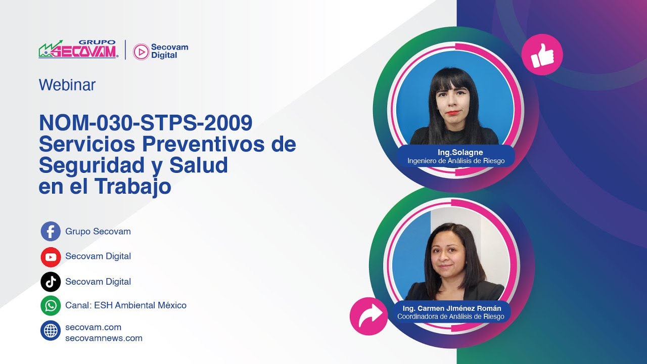Webinar: NOM-030-STPS-2009