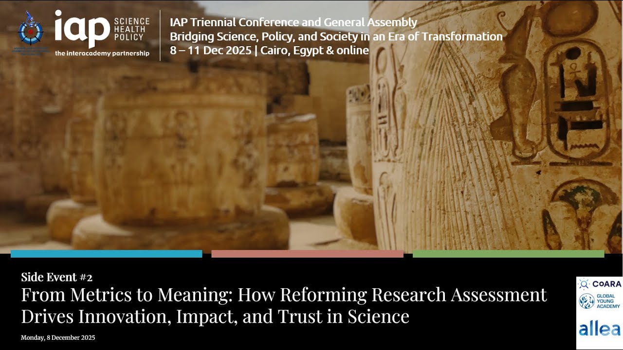 Side Event 2: From Metrics to Meaning