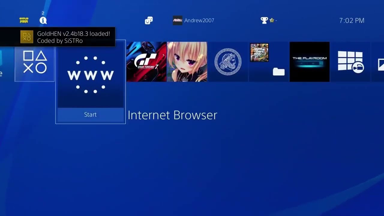 PS4 Jailbreak Spoofed To Jailbreak 12.52 & 13.00, 13.02 & 13.04 GoldHen