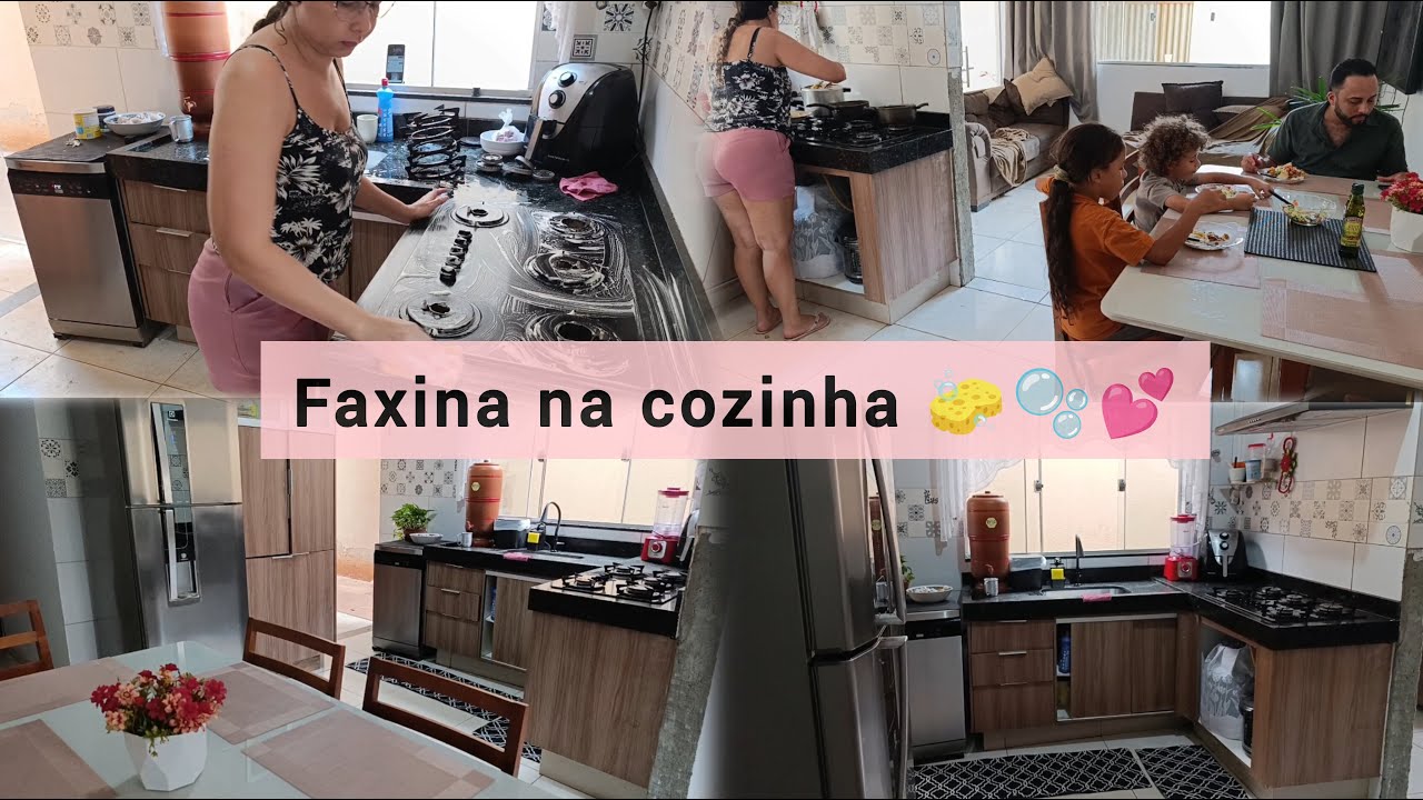 Faxina na cozinha 🧽🫧🪣