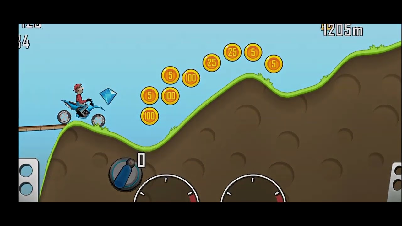 Hill climb Racing new record👑😱