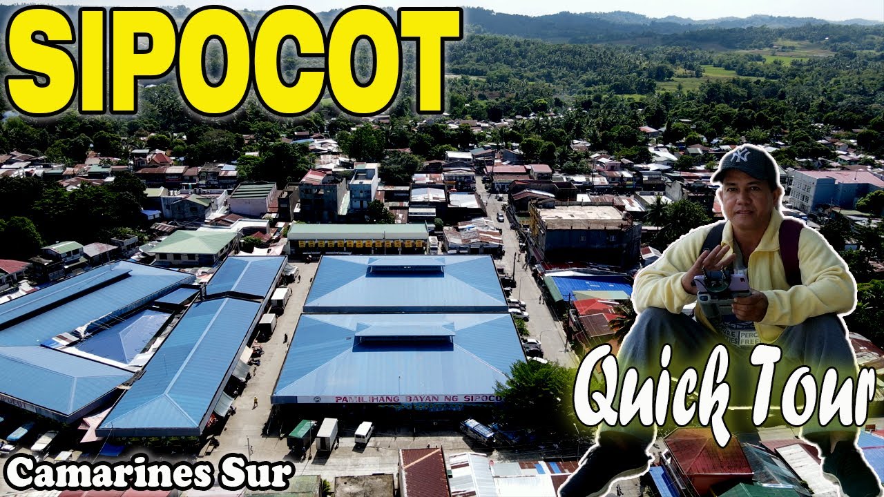 WALKING TOUR at  SIPOCOT  PUBLIC MARKET | Camarines Sur | DRONE SHOTS | BICOL