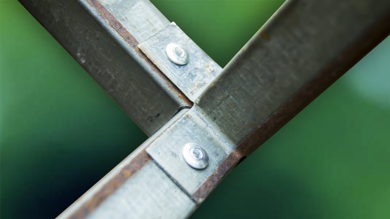 HOW TO 3 OF BOX BAR joint together WITHOUT WELDING