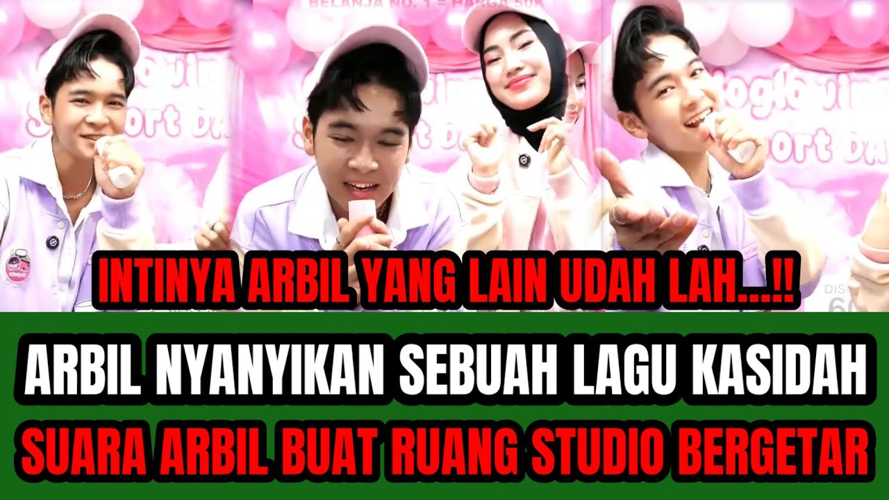 INTINYA AMEL YANG LAIN UDAH LAH‼️ ARBIL SUARANYA GUNCANG STUDIO ARBIL NYANYIKAN LAGI KASIDAH  !