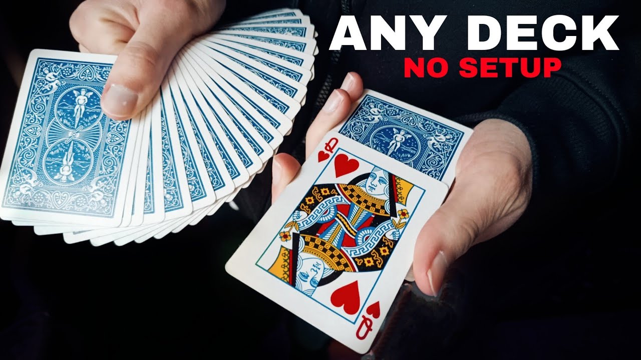 Impossible NO SETUP Card Trick with a BORROWED Deck