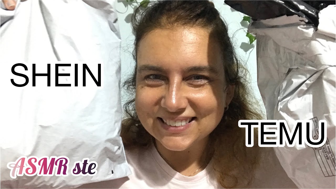 incredibile doppio HAUL SHEIN e TEMU  💸ASMR ITA unboxing whispering show and tell