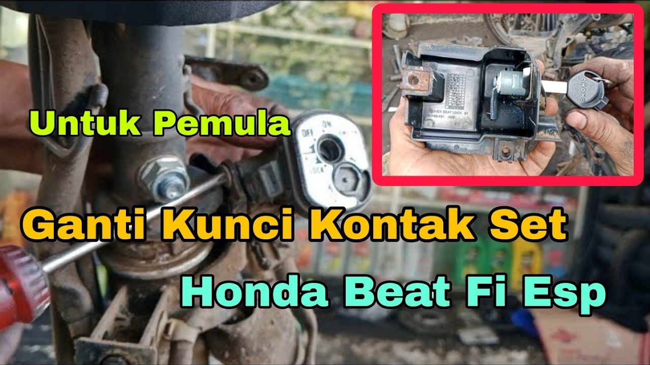 Ganti Kunci Kontak Beat Fi Tahun 2017 @asmchannel1505 
