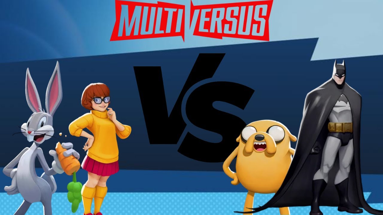 Bugs Bunny & Velma VS Jake & Batman - Multiversus Gameplay