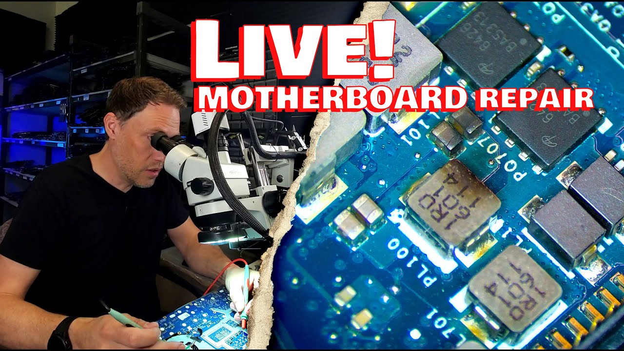 [Live Repair] -- Fixing a Laptop Motherboard LIVE: Is That Even Possible?