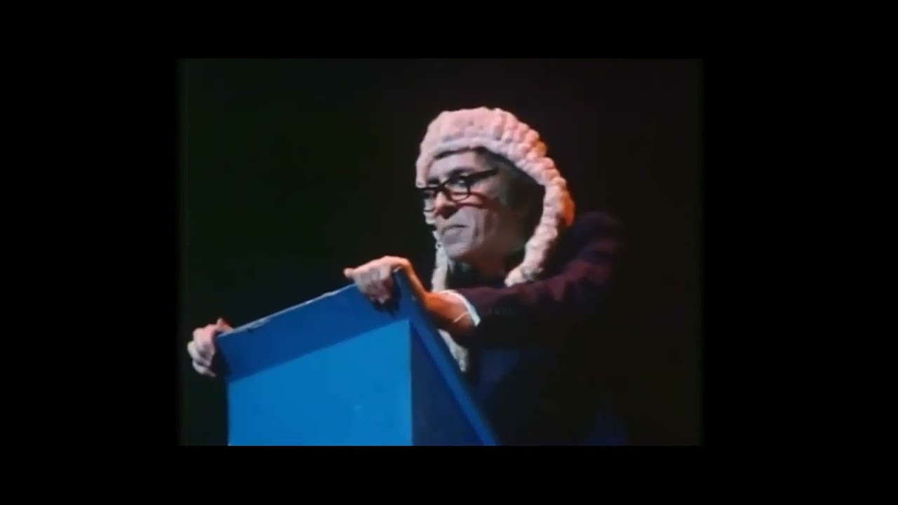 Peter Cook The Biased Judge (Complete) with correct Subtitles.