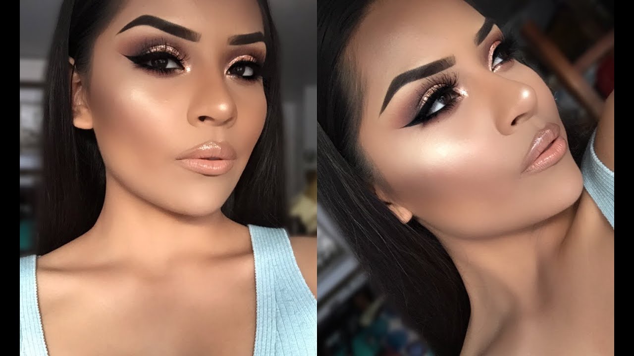 Glowing Spring Night Makeup Look | Sarahy Delarosa ✨