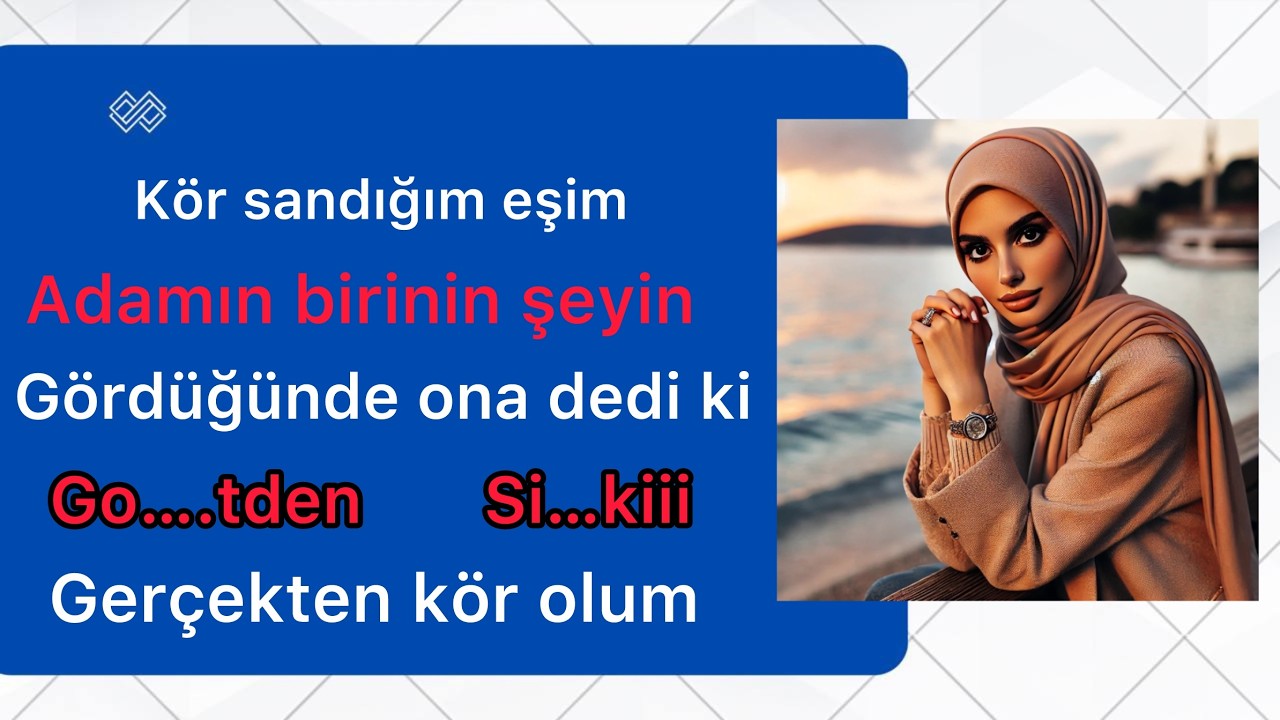 Yeni bir itiraf: Engelli eşimi Gördüm ki…