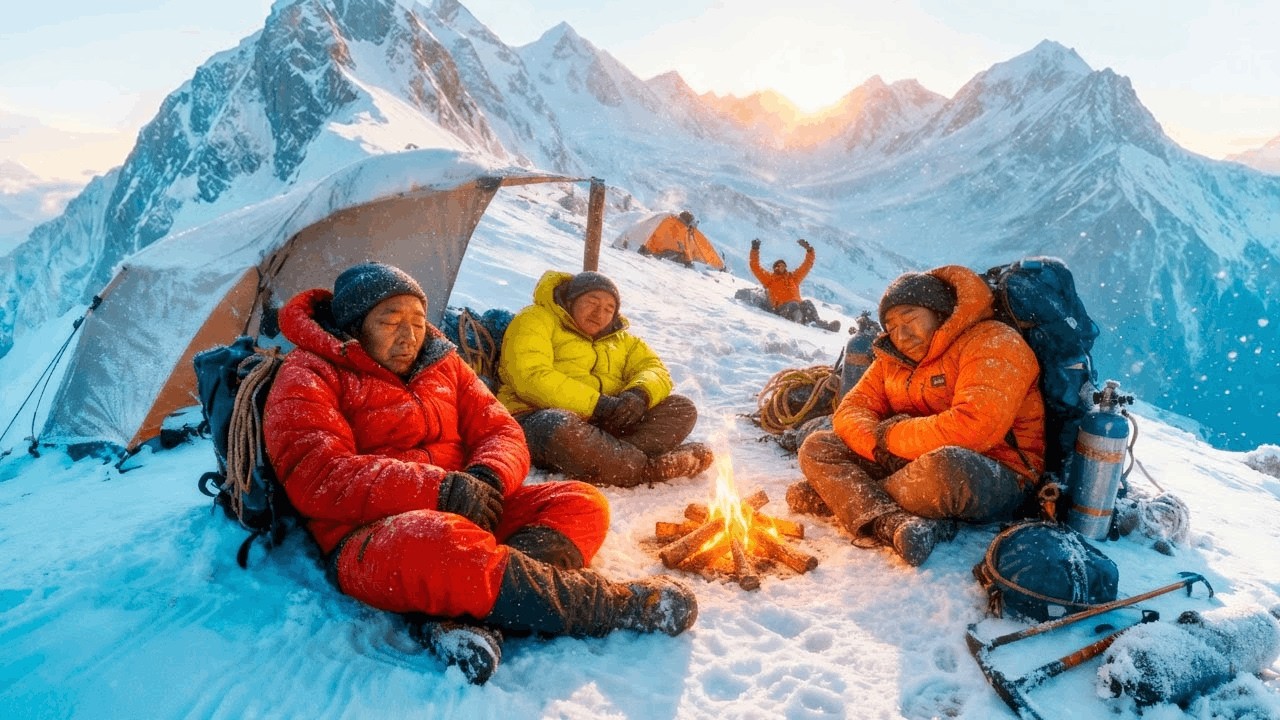 How Sherpas Sleep at &ndash;40&deg;C to Survive Mount Everest&rsquo;s Freezing Nights | Documentary for Sleep