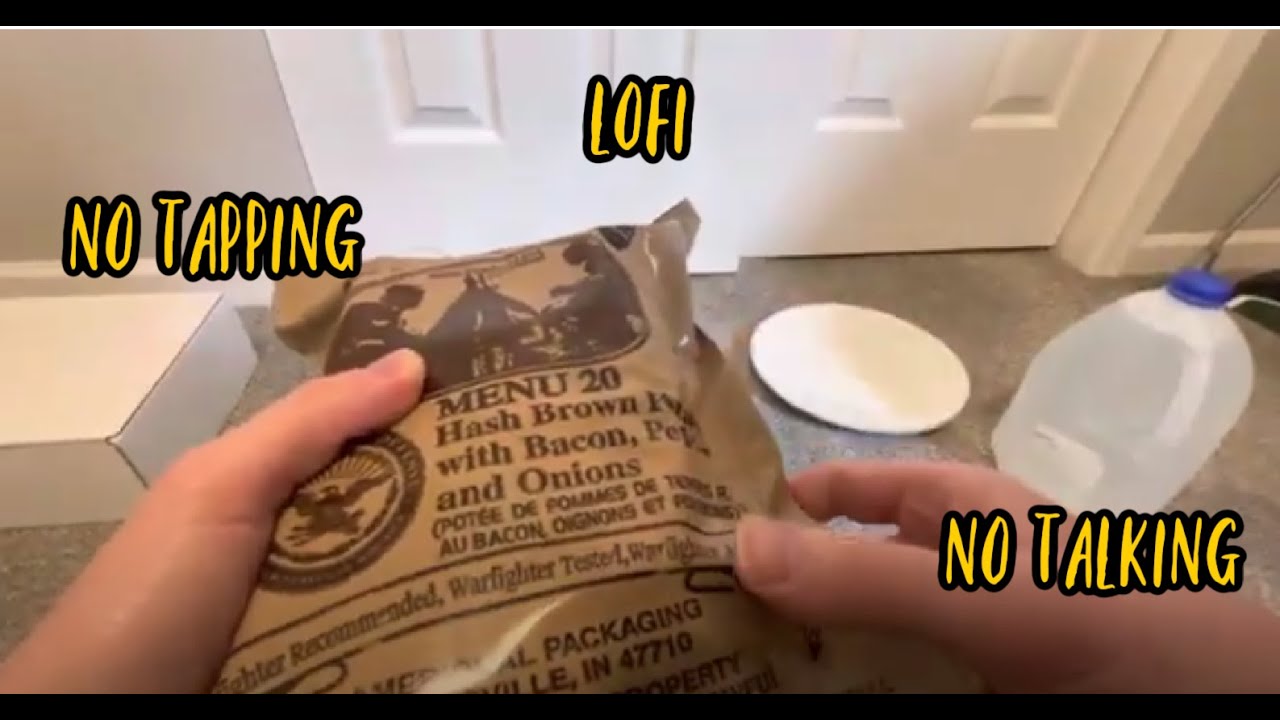 ASMR - MRE #4 (Unintentional Sounds)