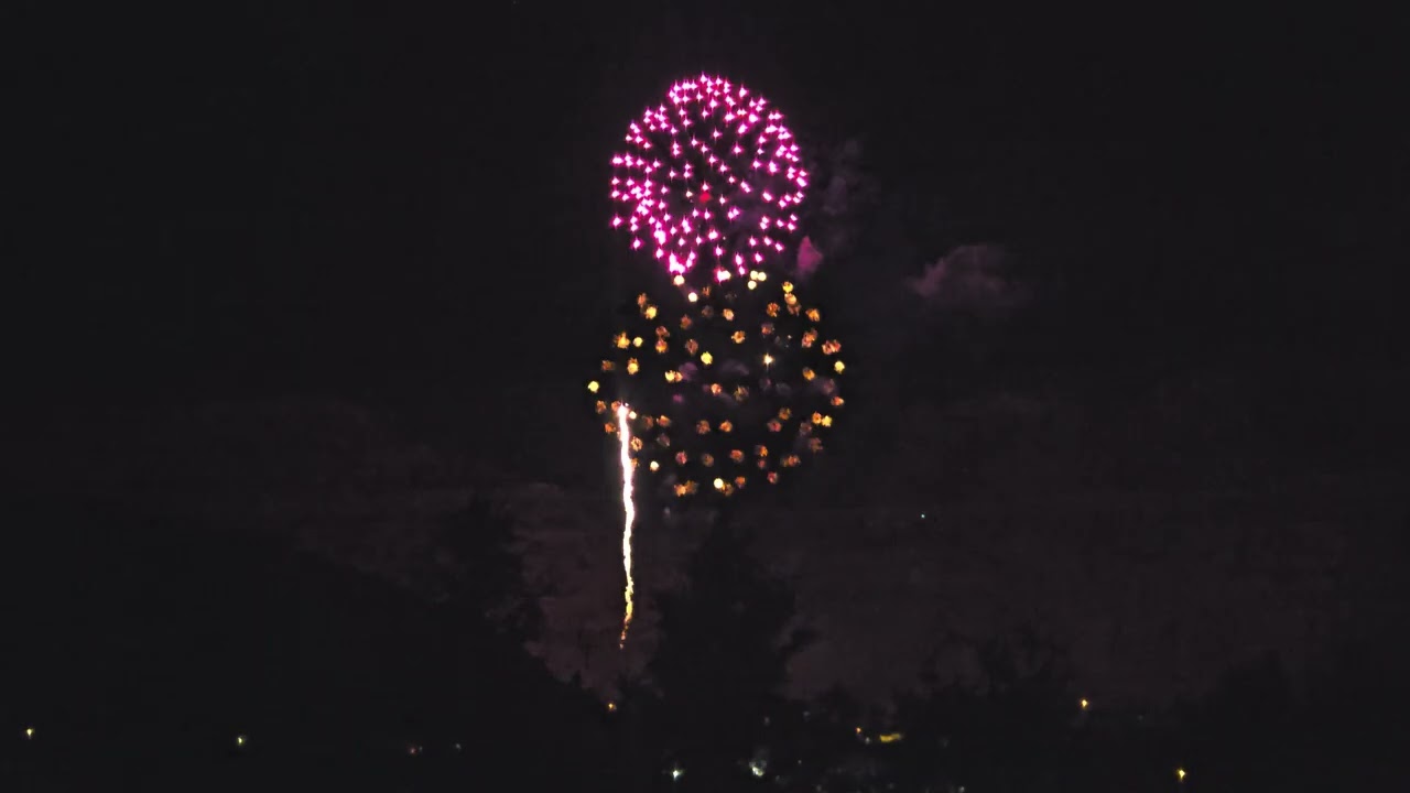 Independence Day fireworks show in Kanab Utah