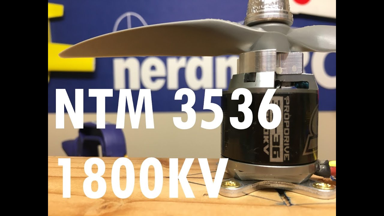nerdnic | Bench Test - NTM 3536 1800kv 4s/6s