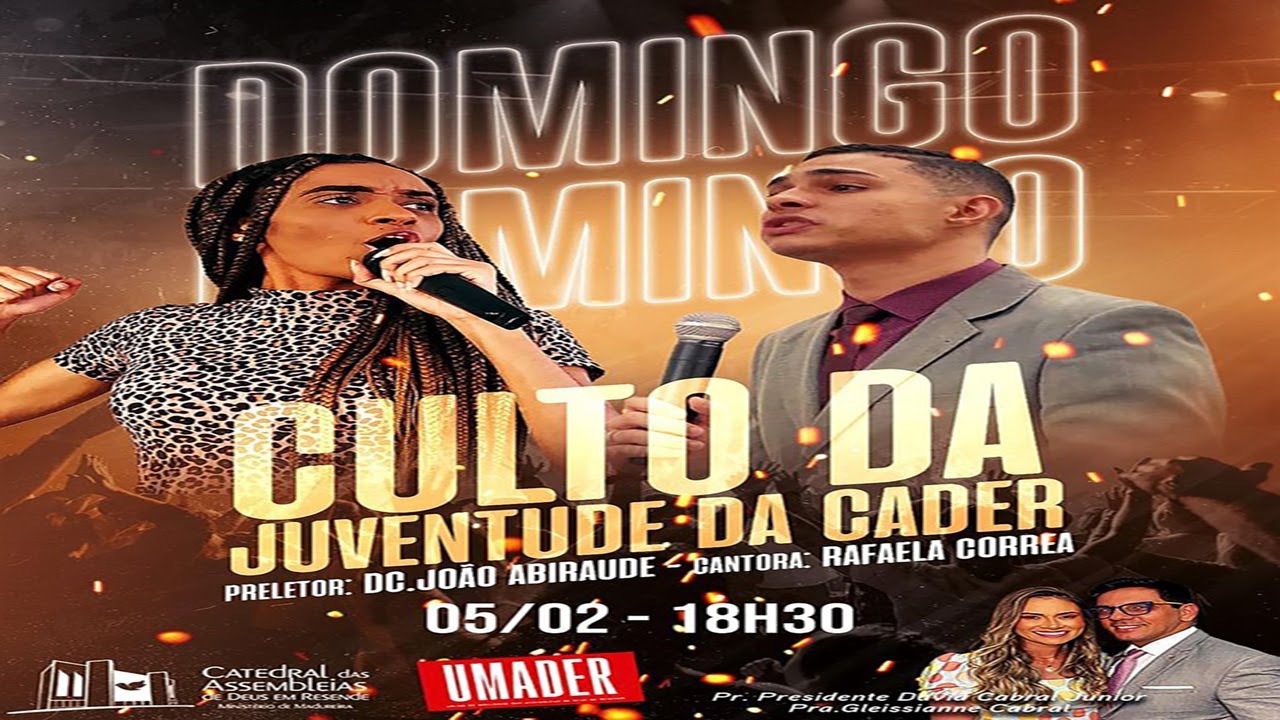 Culto da Juventude da CADER  -  05- 02 - 2023