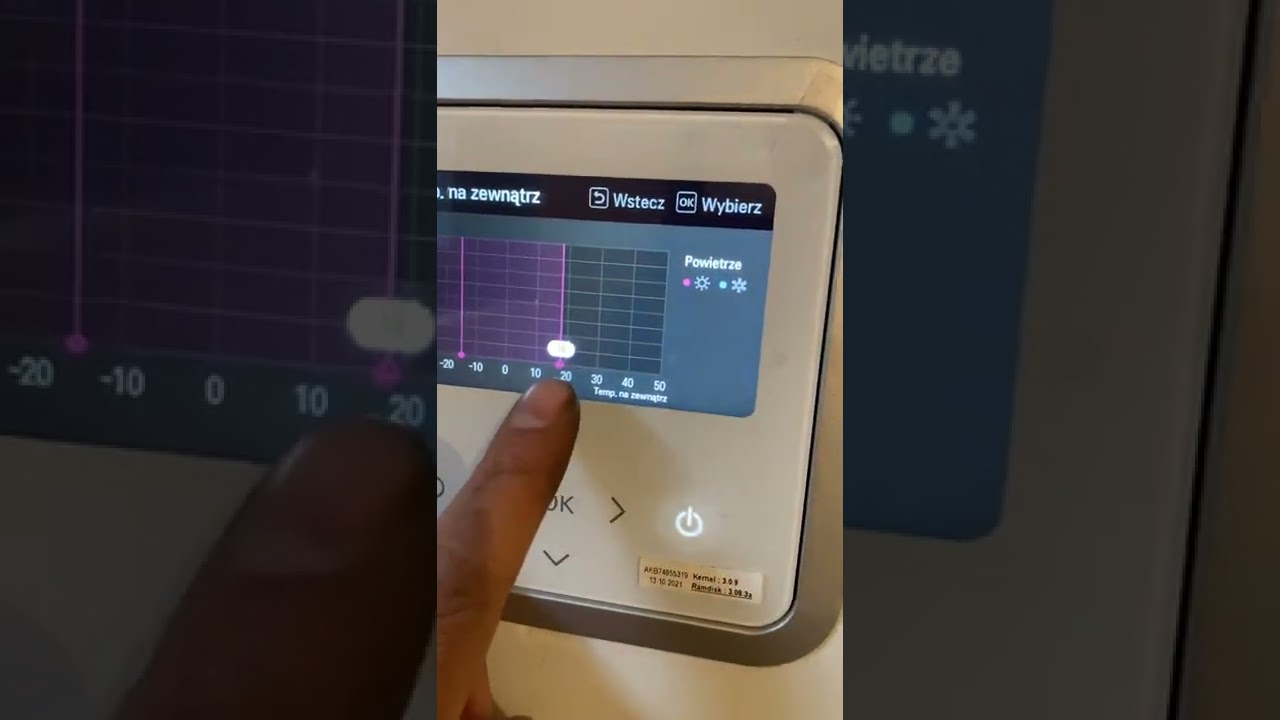 LG Therma-V ustawienie krzywej grzewczej w nowych generacjach NK5