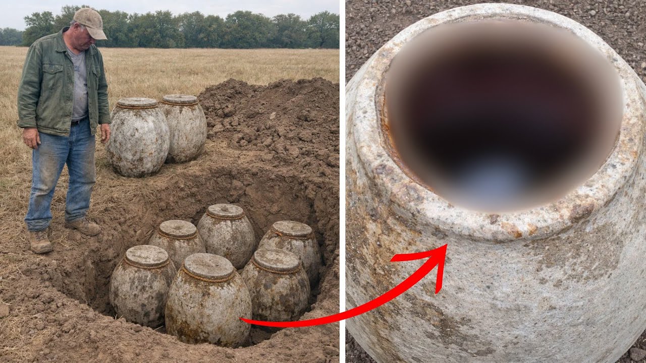 Farmer Found Concrete Eggs Buried in Field, Inside Was Not What He Expected…