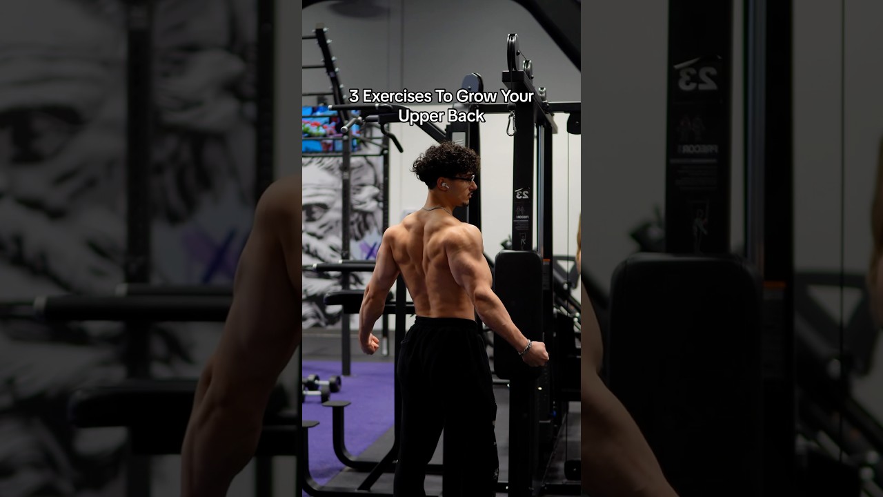 3 Exercises To Grow Your Upper Back 🦾