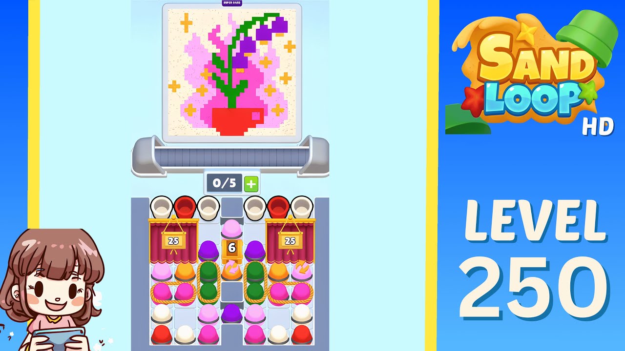 Sand Loop Level 250 Solution Walkthrough
