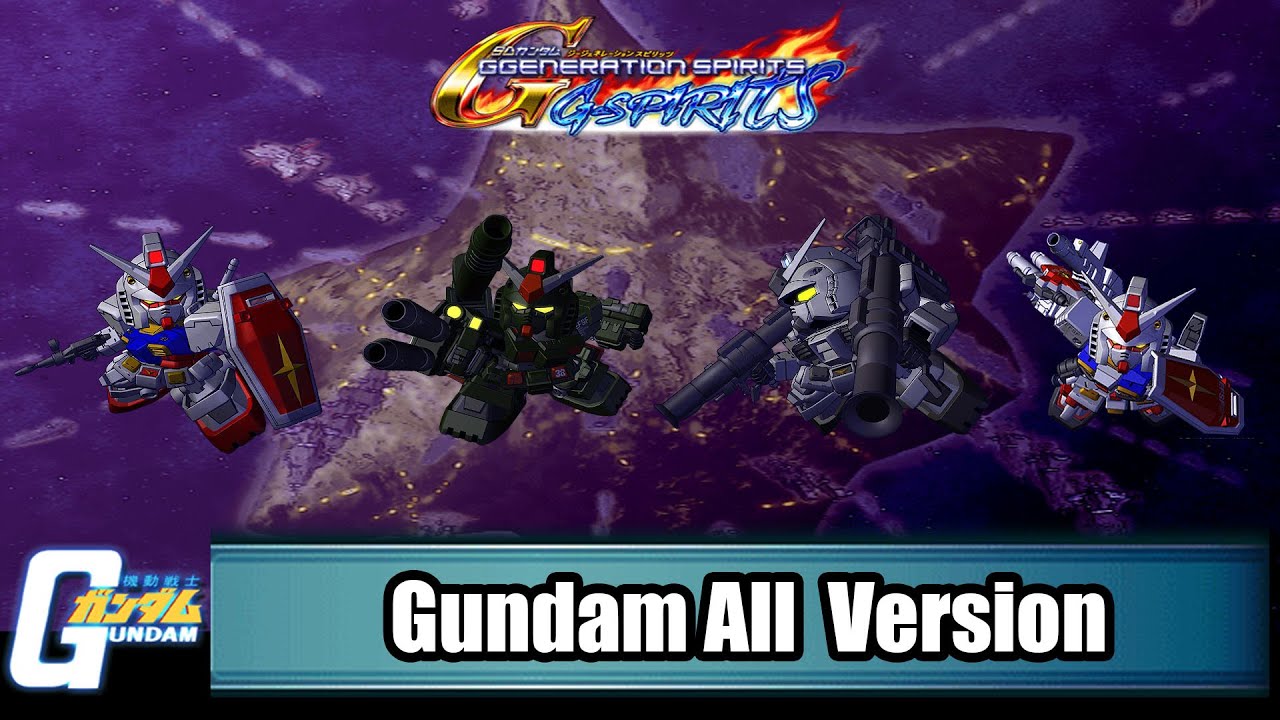 [ENG Sub]SD Gundam G Generation Spirits - Gundam All Ver. Attacks