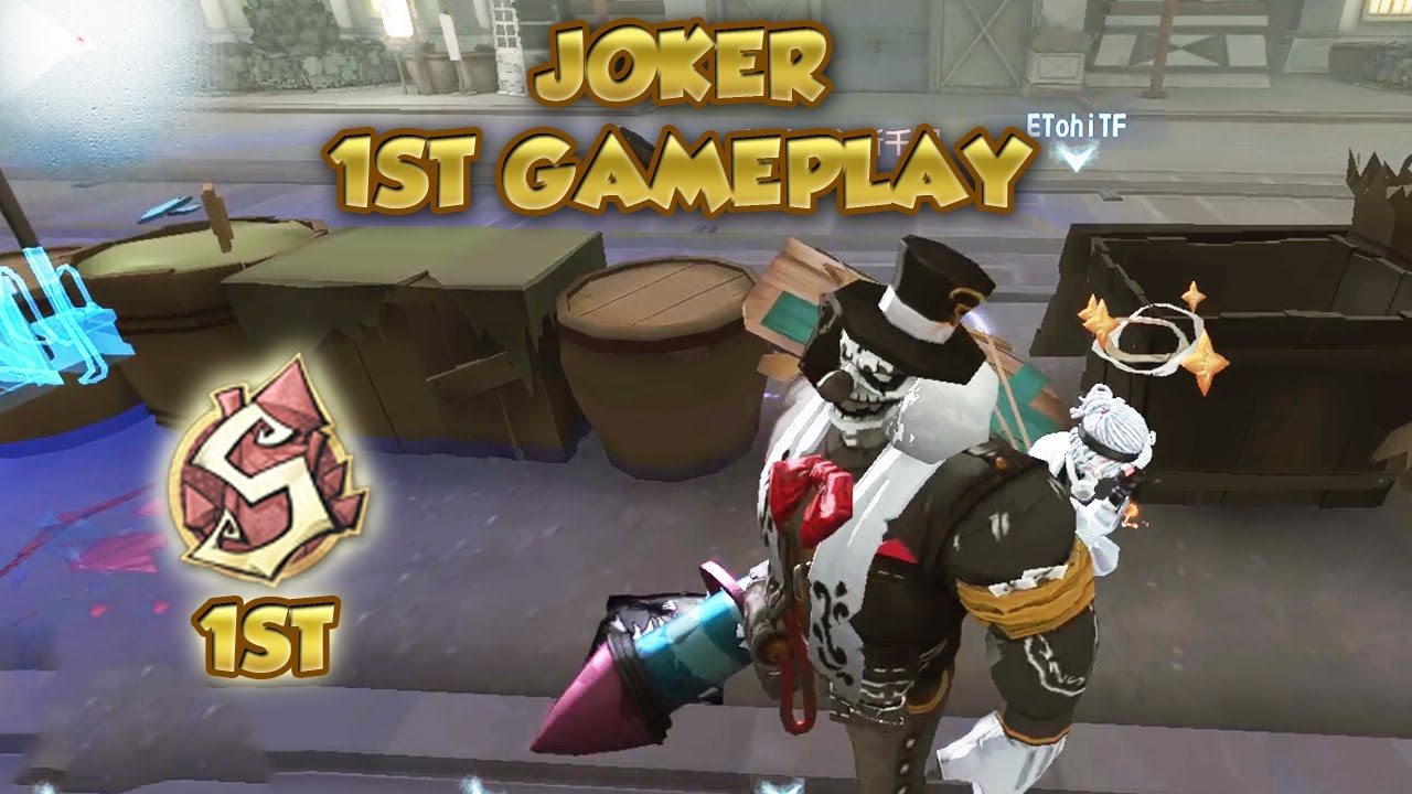 (1st Smiley Face) Joker 1st Gameplay | Identity V| 第五人格 | アイデンティティV